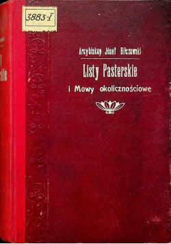 Listy pasterskie i mowy okolicznościowe 1908 r