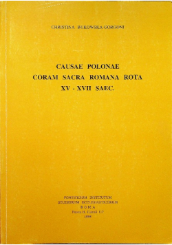 Causae polonae coram sacra Romana Rota