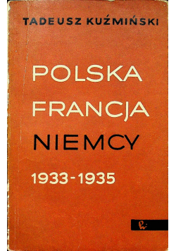 Polska Francja Niemcy 1933-1935