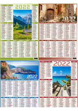 Kalendarz 2022 plakietka MIX