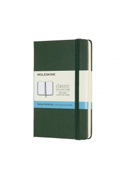 Notes Classic 9x14 tw. kropki myrtle green