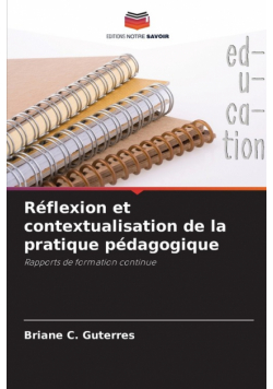 Réflexion et contextualisation de la pratique pédagogique