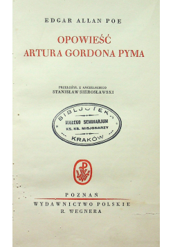 Opowieść Artura Gordona Pyma 1931 r.