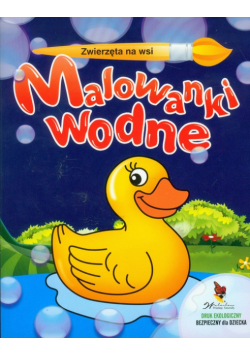 Zwierzęta na wsi: malowanki wodne