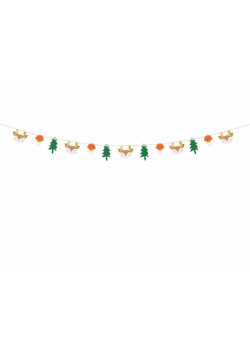 Girlanda papierowa Las mix 1.7m