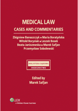 Borysiak Witold - Medical Law