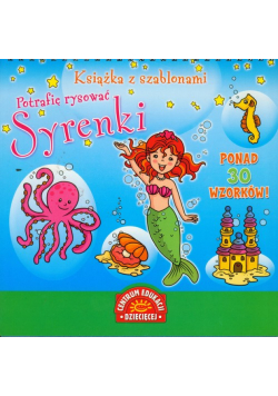 Książka z szablonami Potrafię rysować Syrenki