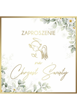 Zaproszenia Chrzest (10szt)