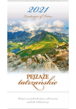 Kalendarz 2021 Reklamowy Pejzaże tatrzańskie RW5
