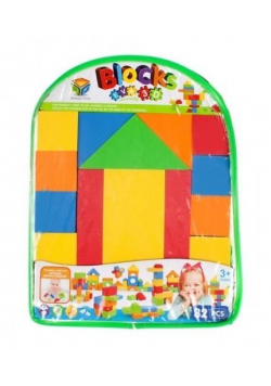 Klocki piankowe plecak 32el