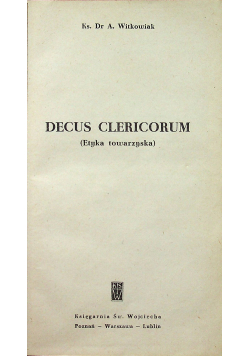 Decus Clericorium