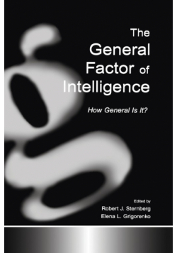 The General Factor of Intelligence