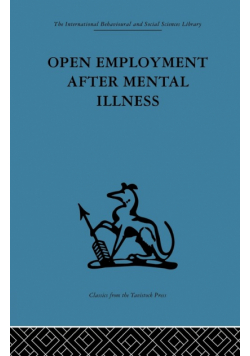 Open Employment after Mental Illness