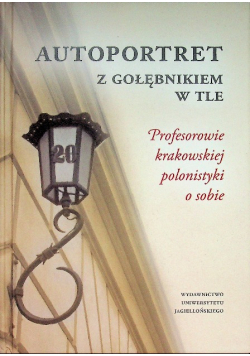 Autoportret z gołębnikiem w tle