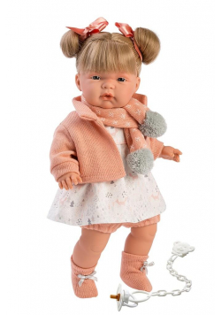 Lalka 38334 Joelle płącząca blondynka 38cm