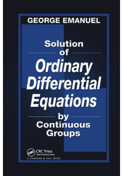 Solution of Ordinary Differential Equations by Continuous Groups