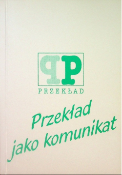 Przekład jako komunikat