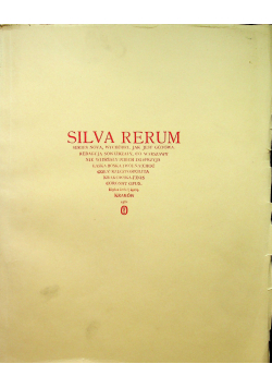 Silva Rerum