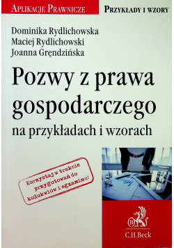 Pozwy z prawa gospodarczego na przykładach i wzorach