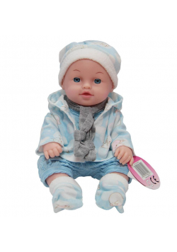 Lalka bobas mówiący i pachnący 30cm zima