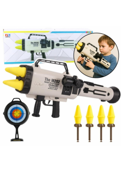 Wyrzutnia rakiet M202 pociski gąbkowe 68cm