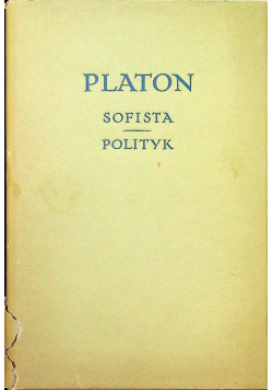 Platon sofista polityk