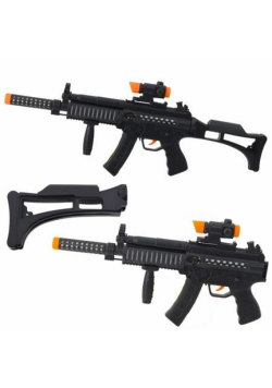 Karabin maszynowy światła dźwięki czarny 62cm