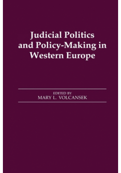 Judicial Politics and Policy-making in Western Europe
