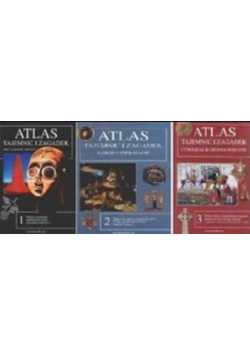 Atlas Tajemnic i zagadek,  zestaw 3 książek