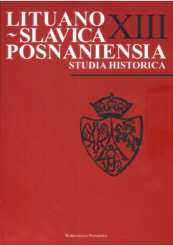 Lituano Slavica Posnaniensia XIII