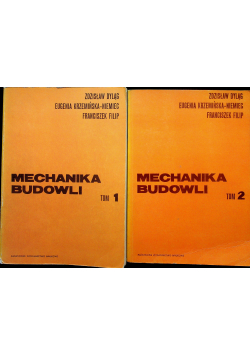Mechanika budowli tomy 1 i 2