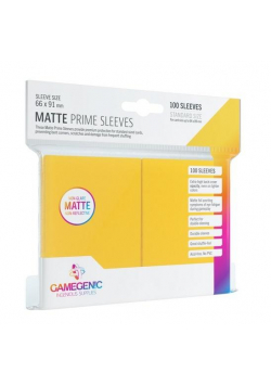 Gamegenic: Matte Prime CCG Sleeves 66x91mm Yellow