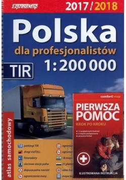 Atlas samochodowy  Polska dla profesjonalistów 2017 / 2018