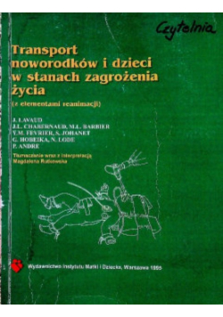 Transport noworodków i dzieci w stanach zagrożeń