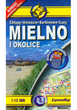 Mielno i okolice plan miasta 1:12 000