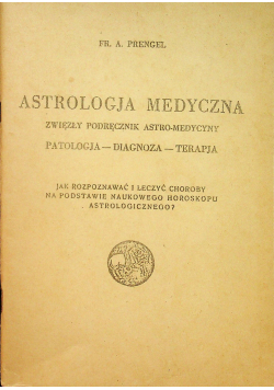 Astrologja medyczna i inne 1934 r.