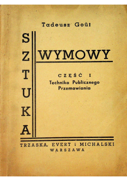 Sztuka wymowy część 1
