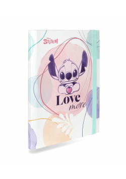 Teczka A4 przestrzenna z gumką Disney Fashion Stitch wzór 2