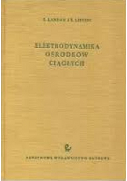 Elektrodynamika ośrodków ciągłych