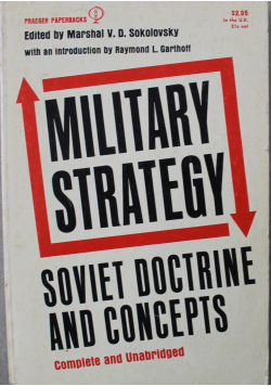 Military Strategy Soviet Doctrine and Concepts