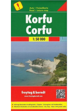 Mapa samochodowa - Korfu/Corfu 1:50 000
