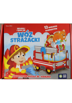 Składaj i baw się Wóz strażacki gigantyczne puzzle 3D plus książka