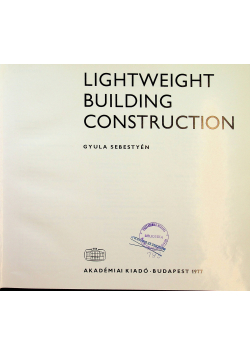 Lightweight building construction