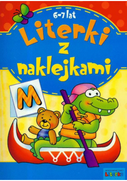 Literki z naklejkami 6-7 lat