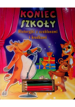 Koniec szkoły Historyjki z szablonami i kredkami
