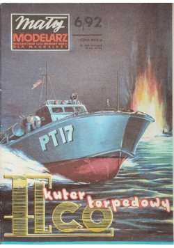 Mały modelarz Nr 6 / 92 Elco kuter torpedowy