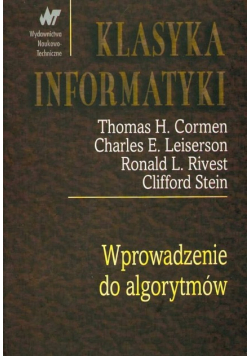 Klasyka Informatyki Wprowadzenie do algorytmów