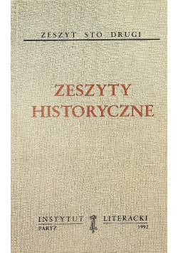 Zeszyty historyczne Zeszyt 102
