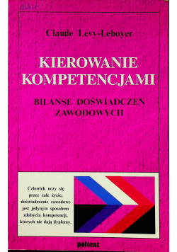 Kierowanie kompetencjami bilanse doświadczeń zawodowych