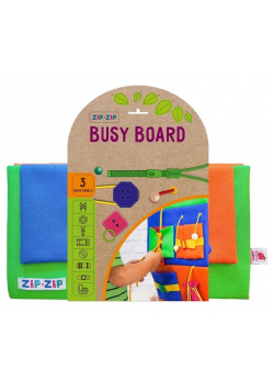 Busy Board gra edukacyjna 3 panele